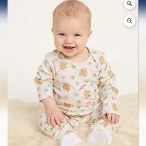 Sweethearts Baby Girls Long Sleeve Bodysuit with Matching Jogger Set